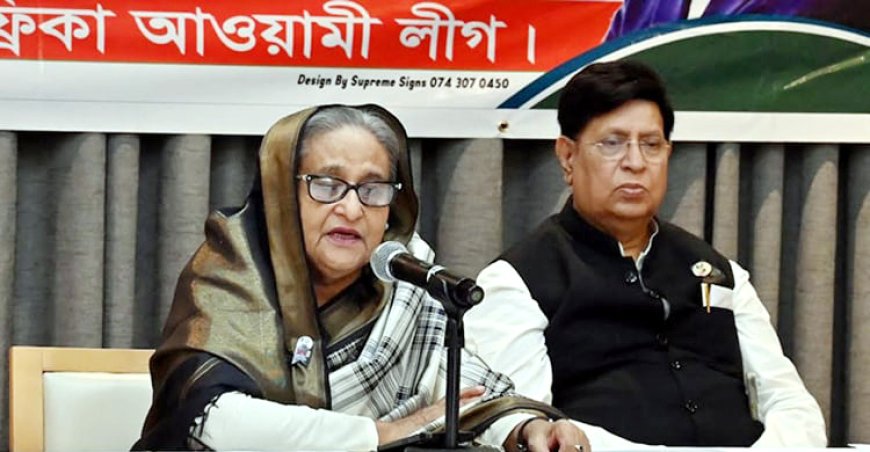 নৌকায় ভোট চাইলেন প্রধানমন্ত্রী  প্রবাসীদের কাছে ।