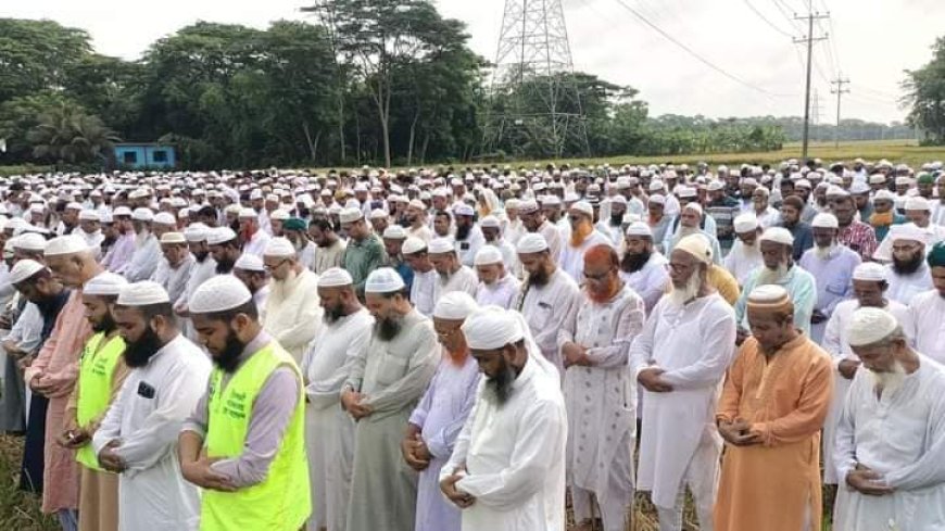 ইসলামী আন্দোলনের কেন্দ্রীয় সাংগঠনিক সম্পাদক অধ্যাপক সৈয়দ বেলায়েত হোসেনের দাফন সম্পন্ন